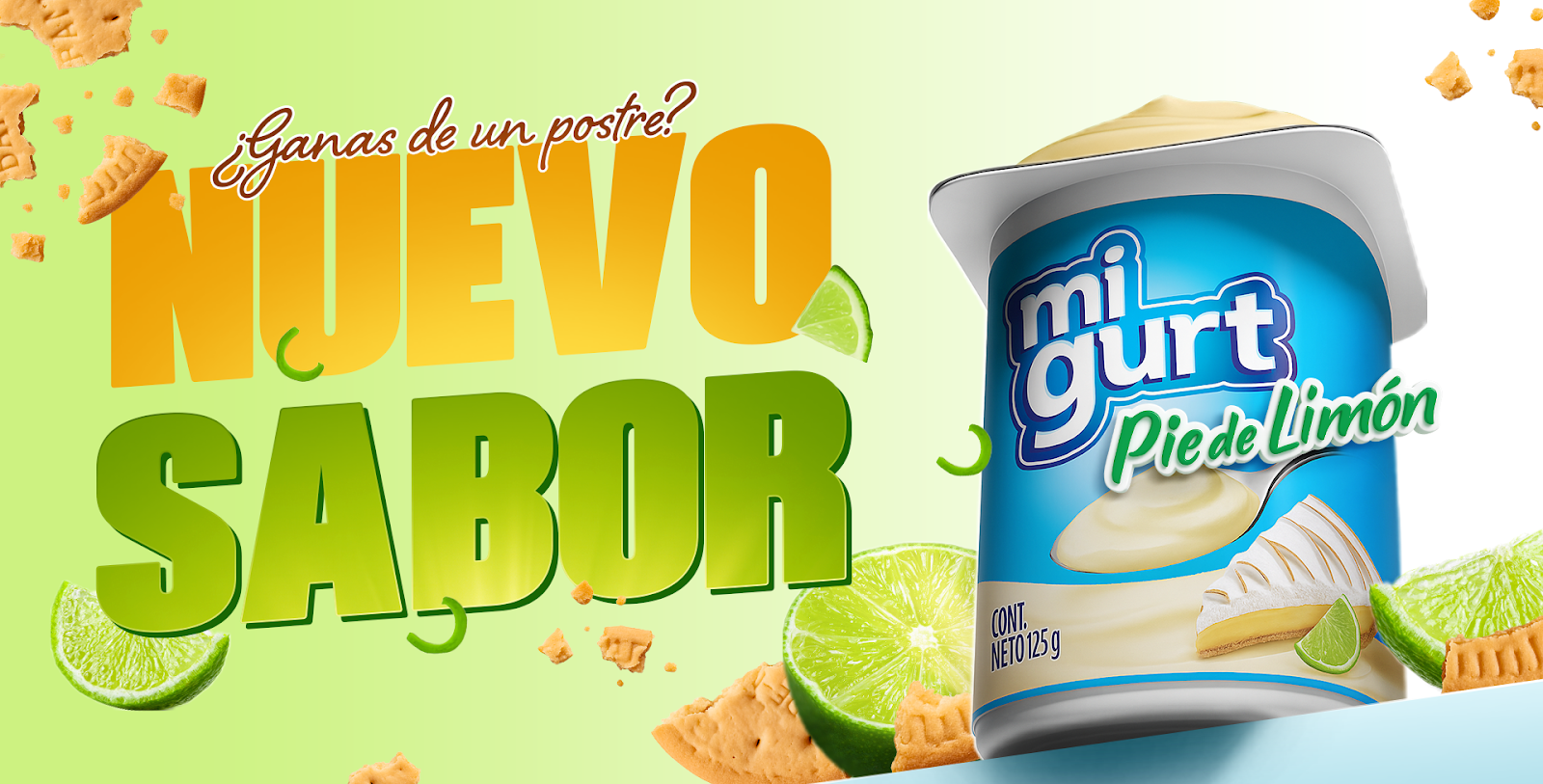 MiGurt desbloquea las ganas de un postre con su nuevo sabor Pie de Limón 